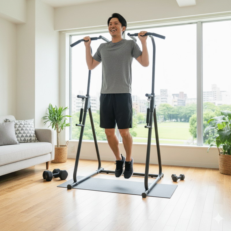 「30分で変わる」細マッチョへの道！自宅で完結する懸垂マシン特化メニュー