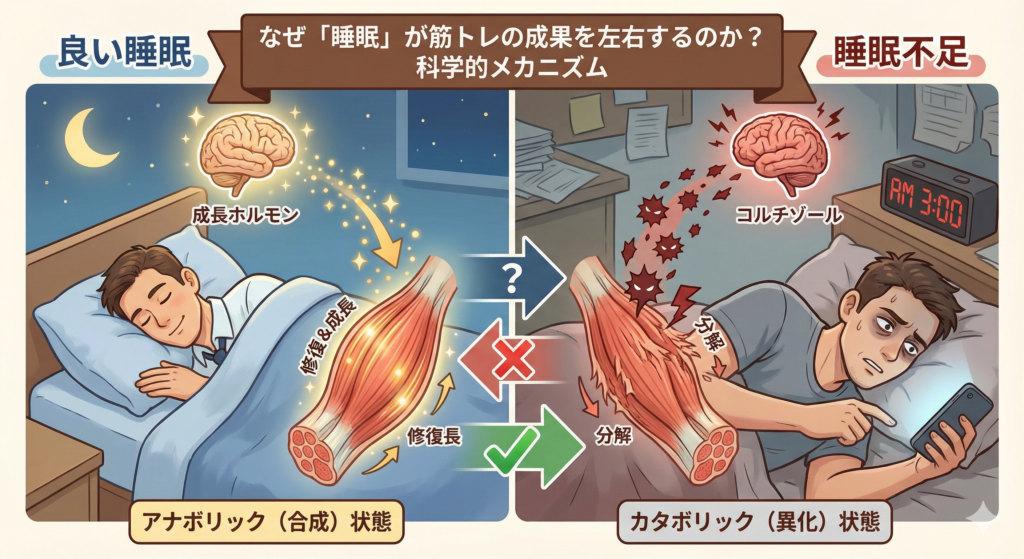 なぜ「睡眠」が筋トレの成果を左右するのか？