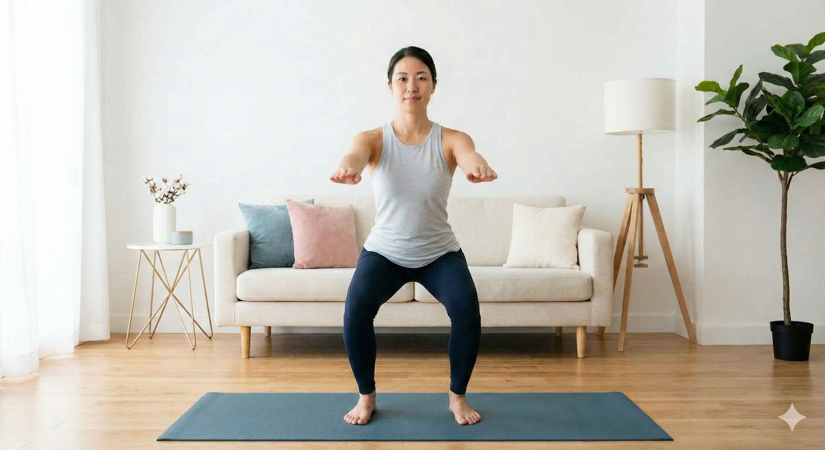 基本的なスクワット