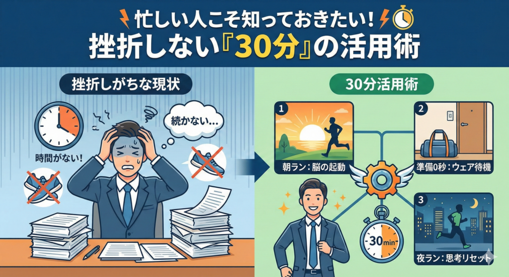 忙しい人こそ知っておきたい！挫折しない「30分」の活用術